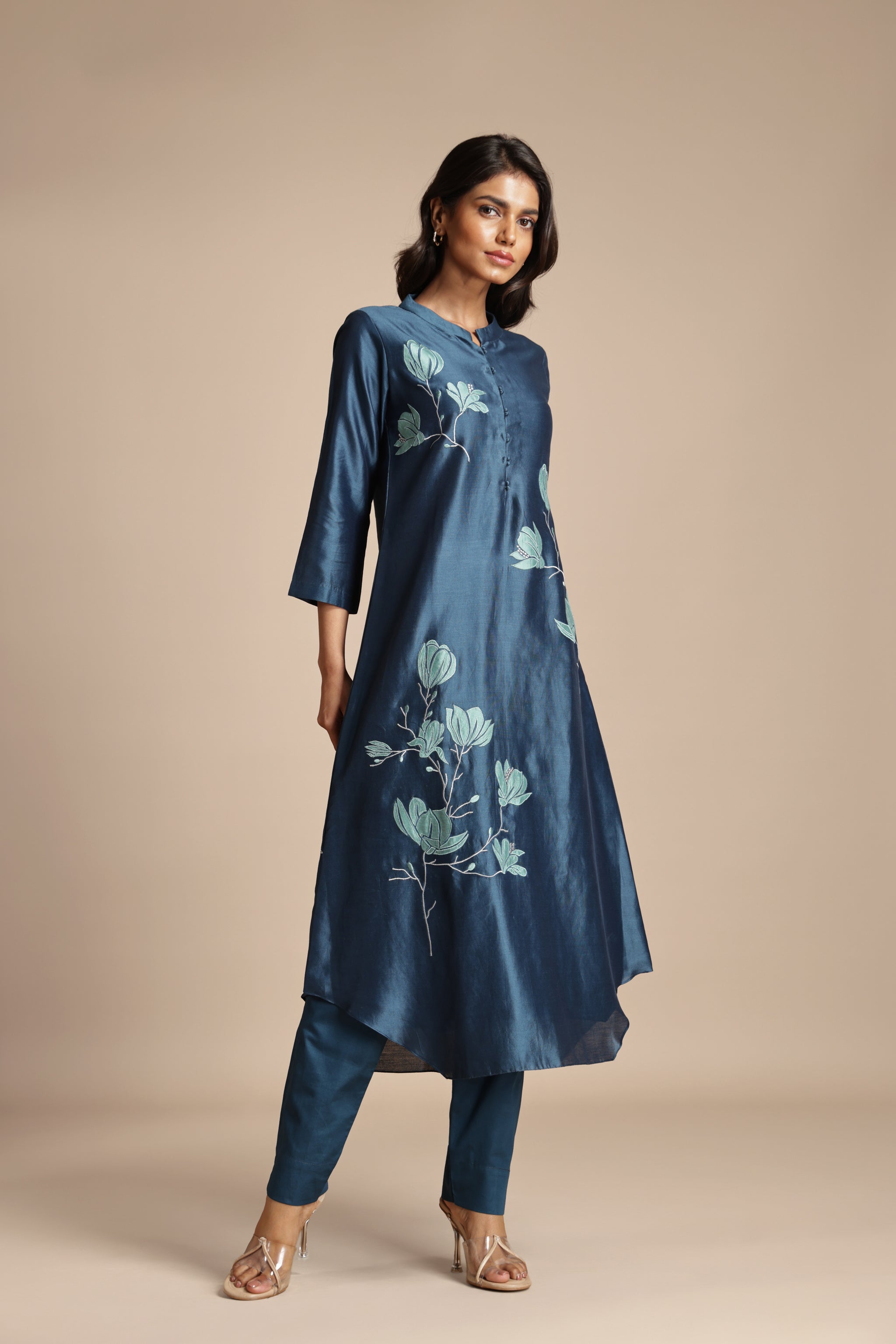 Bloom Appliqué Kurta