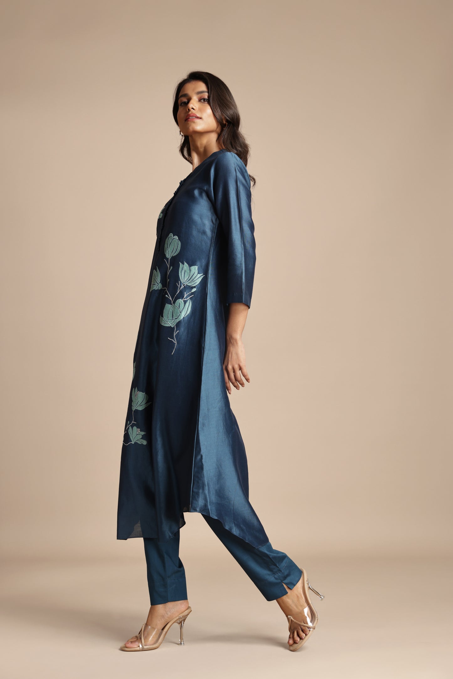 Bloom Appliqué Kurta