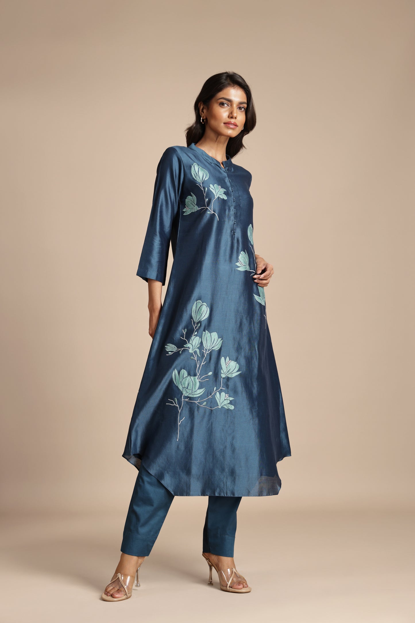 Bloom Appliqué Kurta