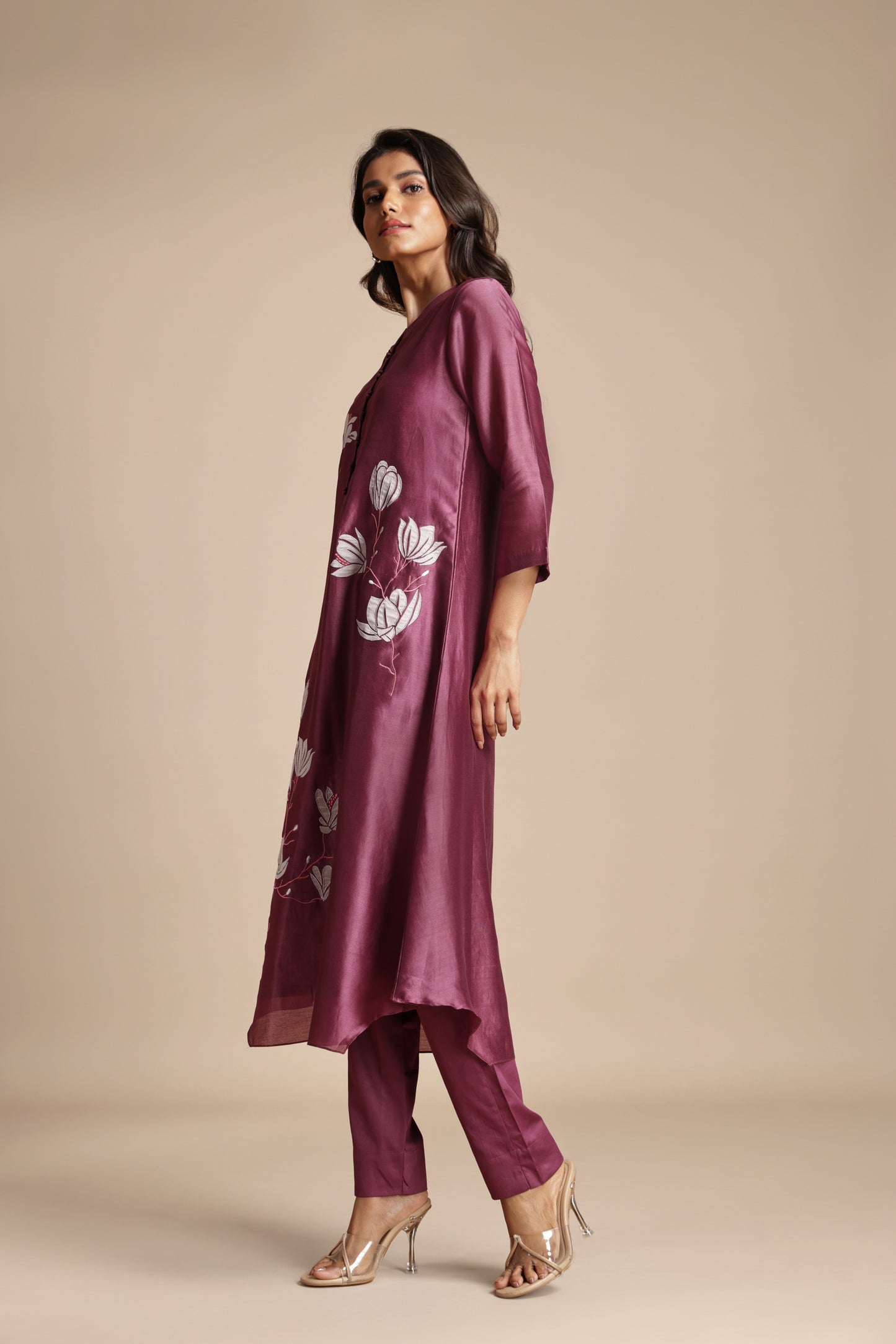 Bloom Appliqué Kurta