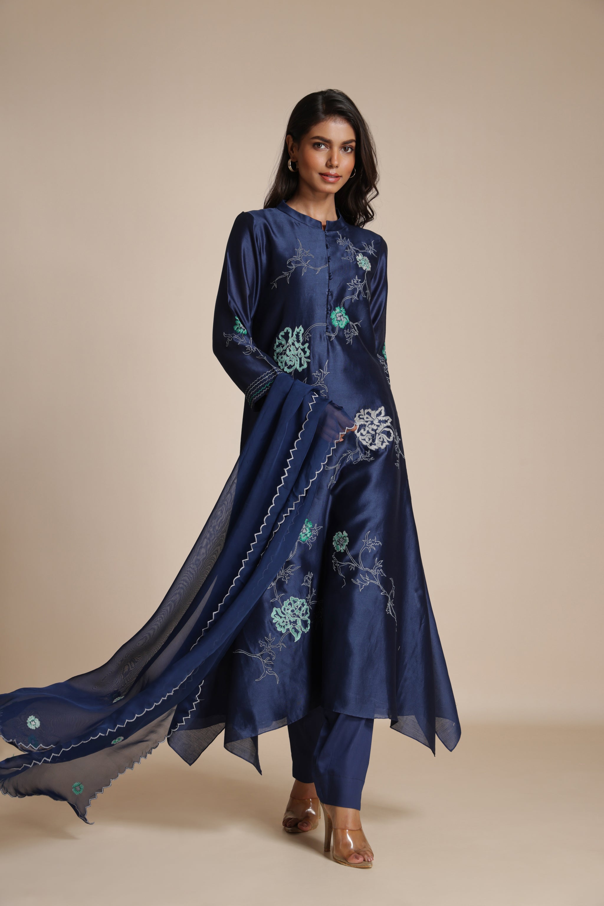 Blossom Embroidered Kurta