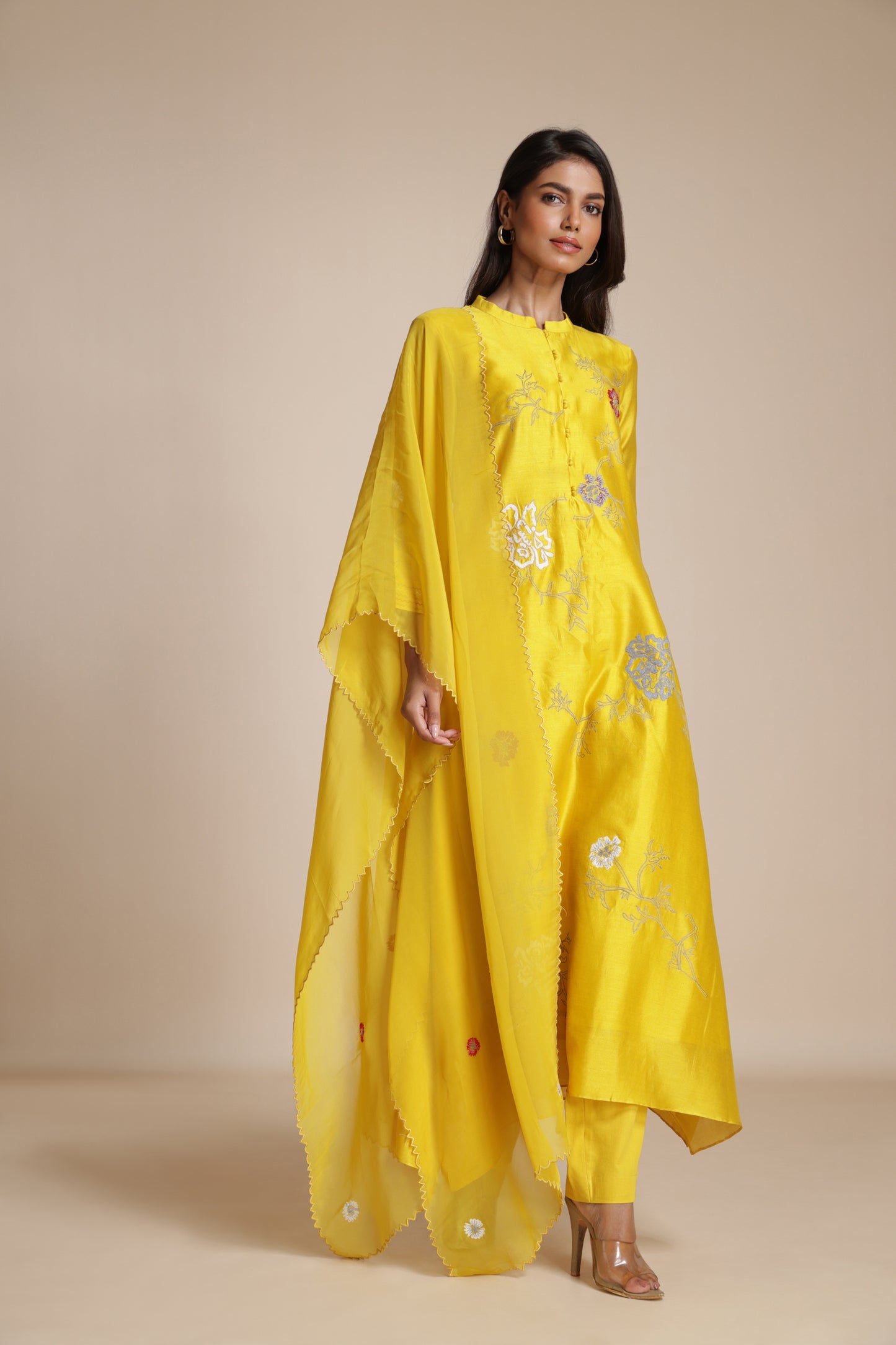 Blossom Embroidered Kurta