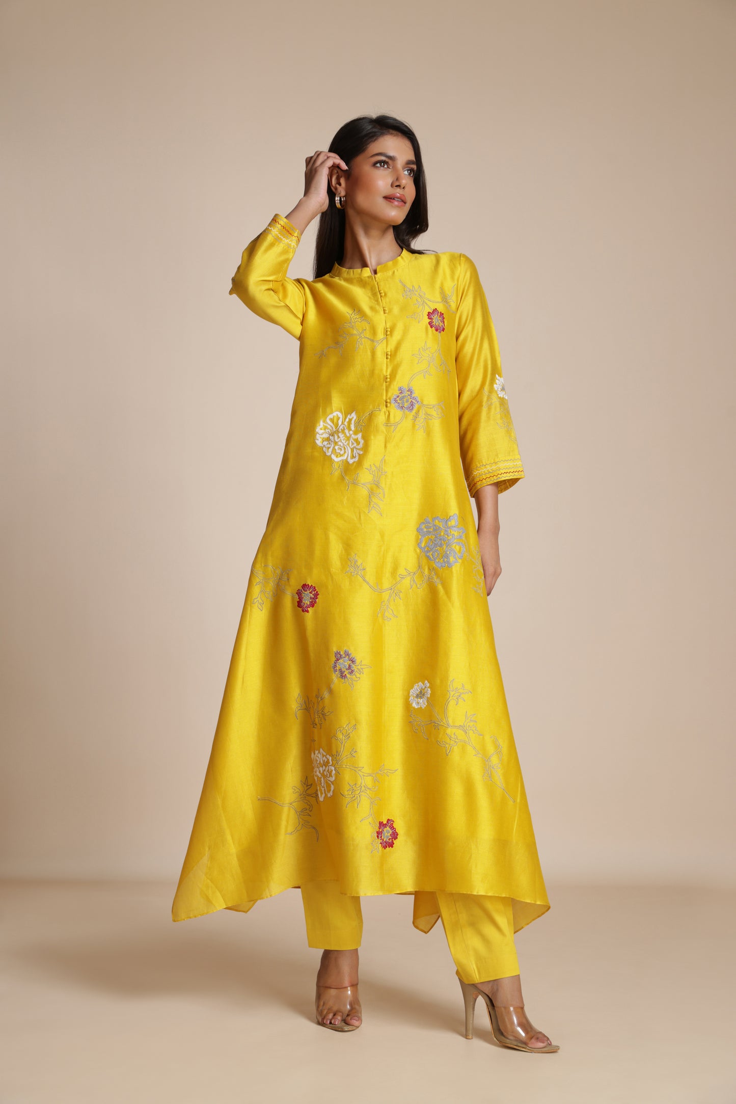 Blossom Embroidered Kurta