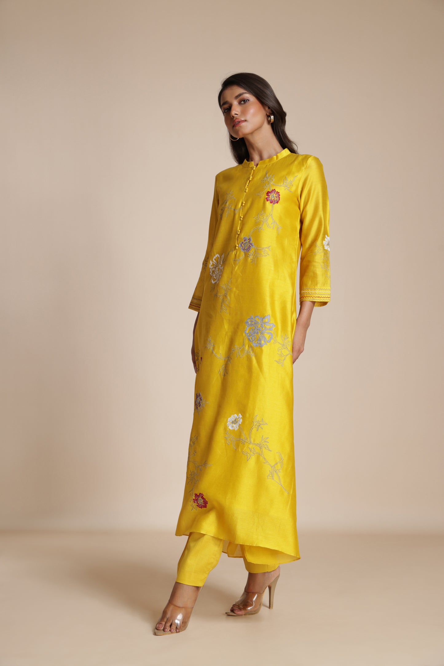 Blossom Embroidered Kurta