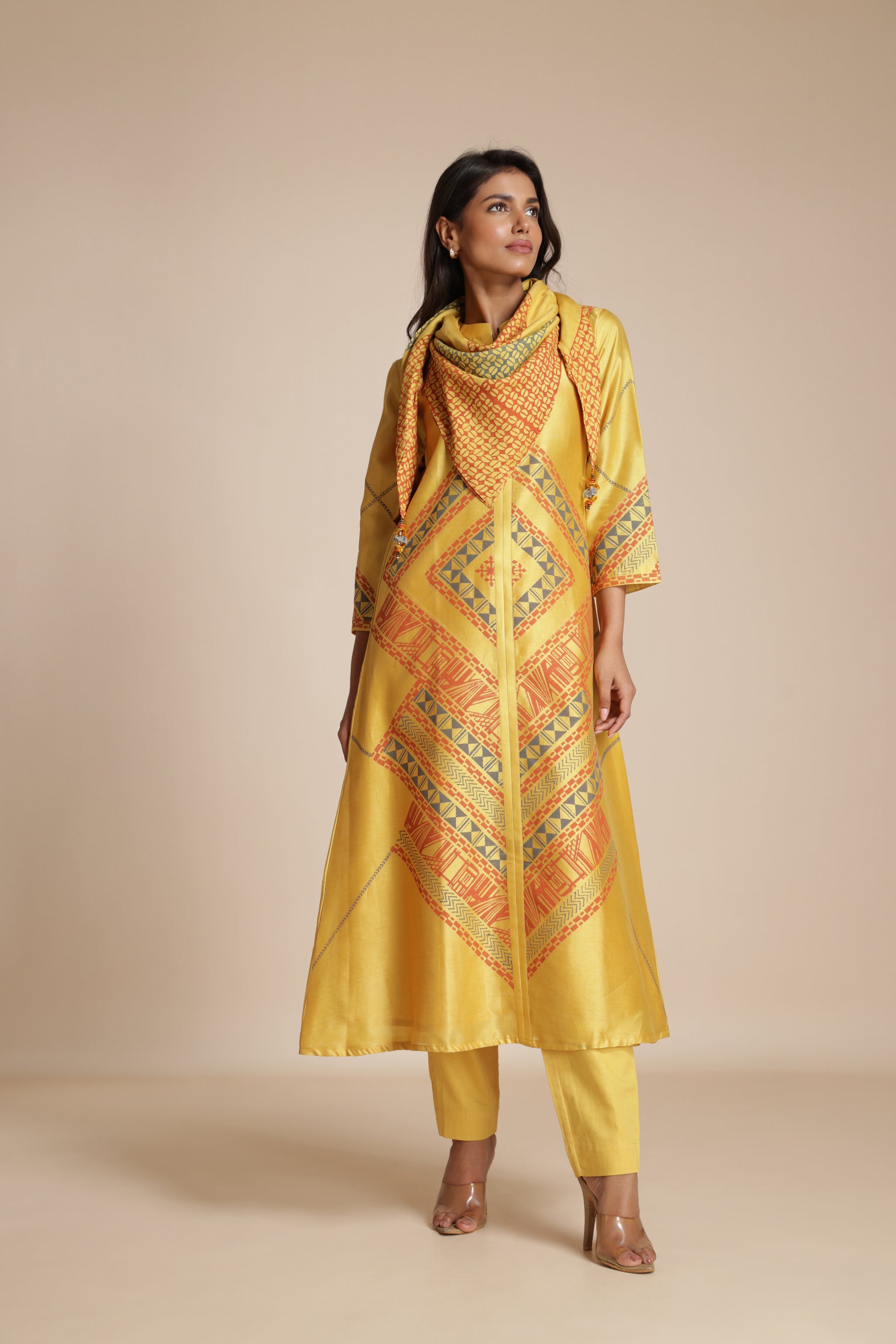 Mosaic Overlay Kurta