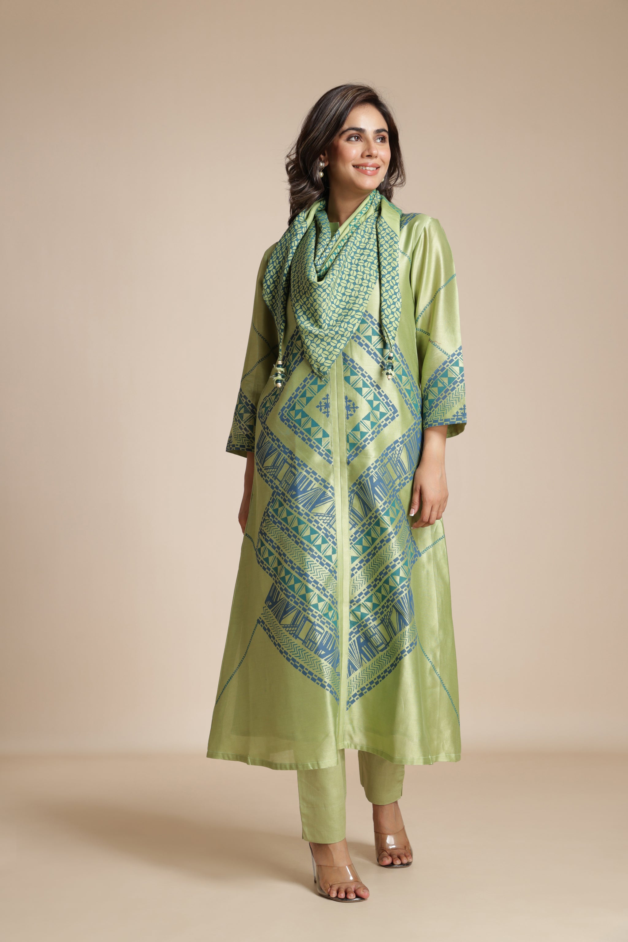 Mosaic Overlay Kurta