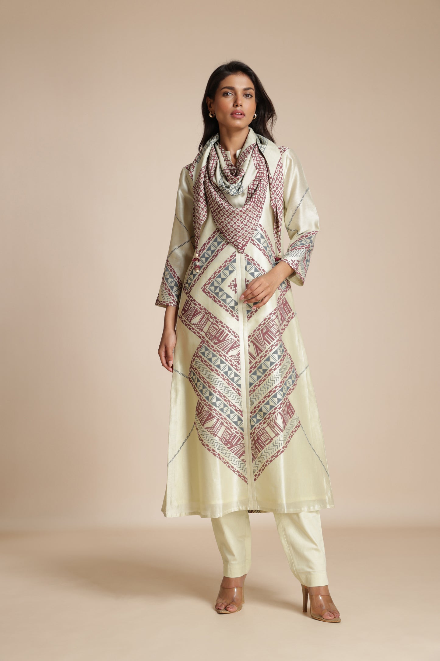 Mosaic Overlay Kurta