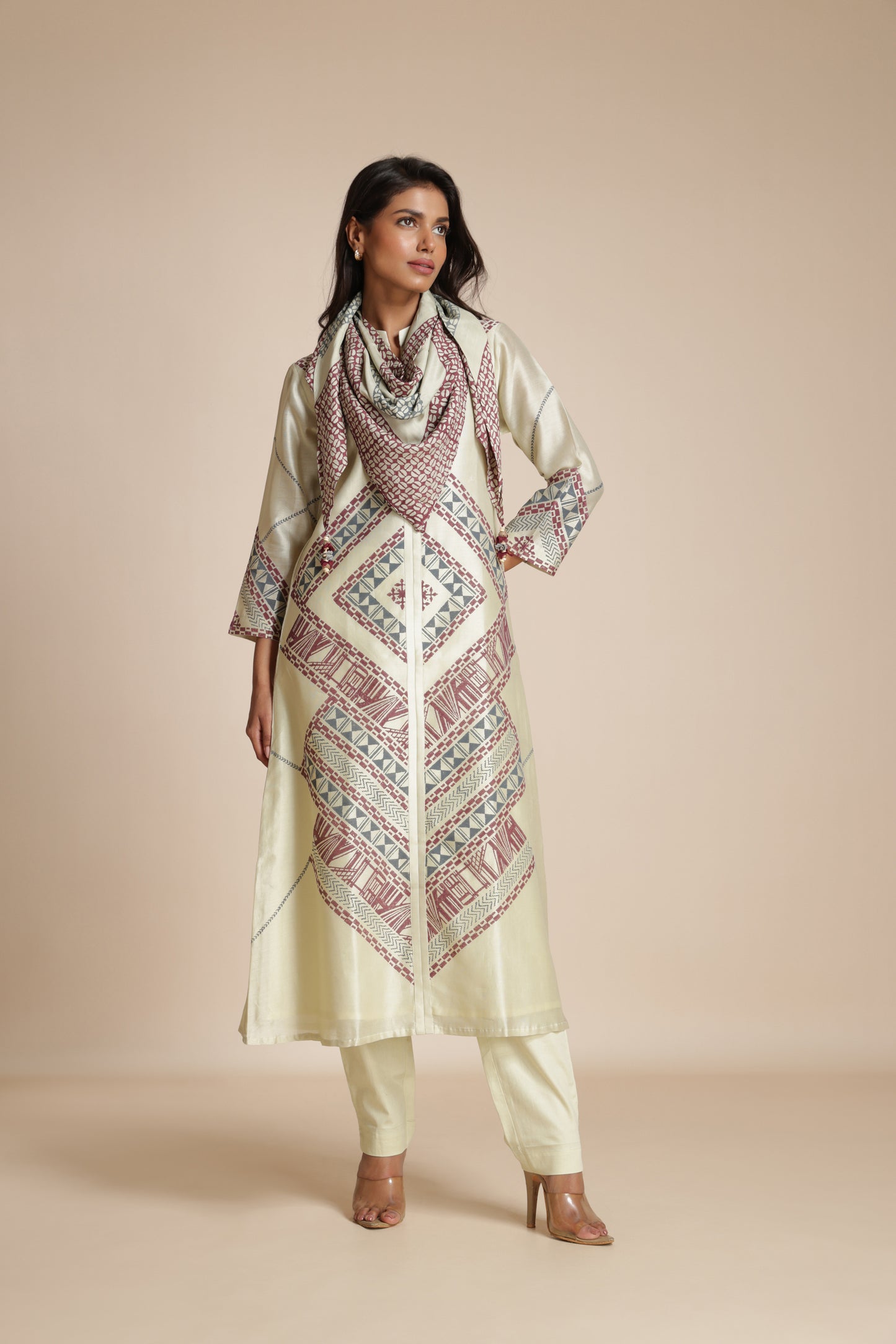 Mosaic Overlay Kurta